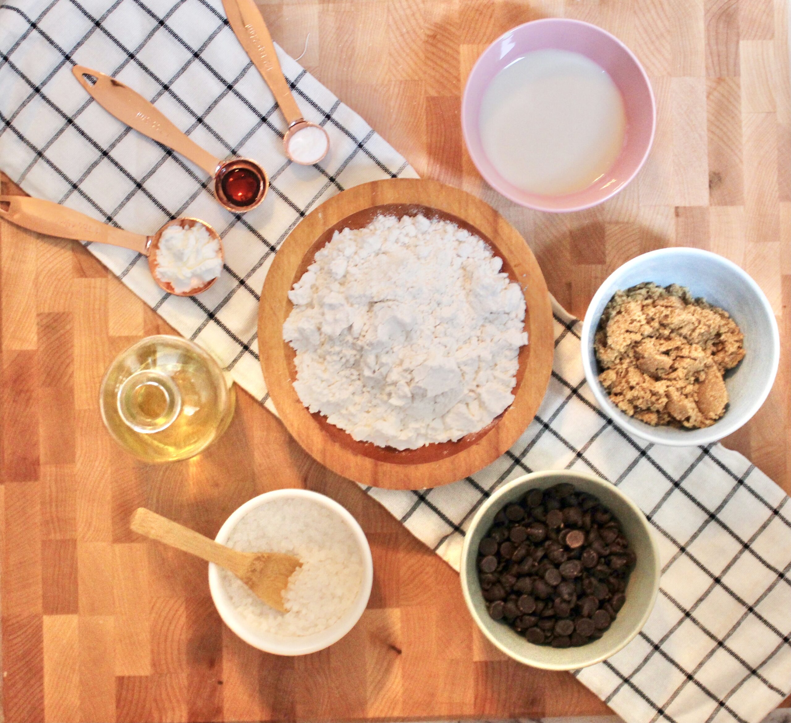 vegan chocolate chip cookie ingredients