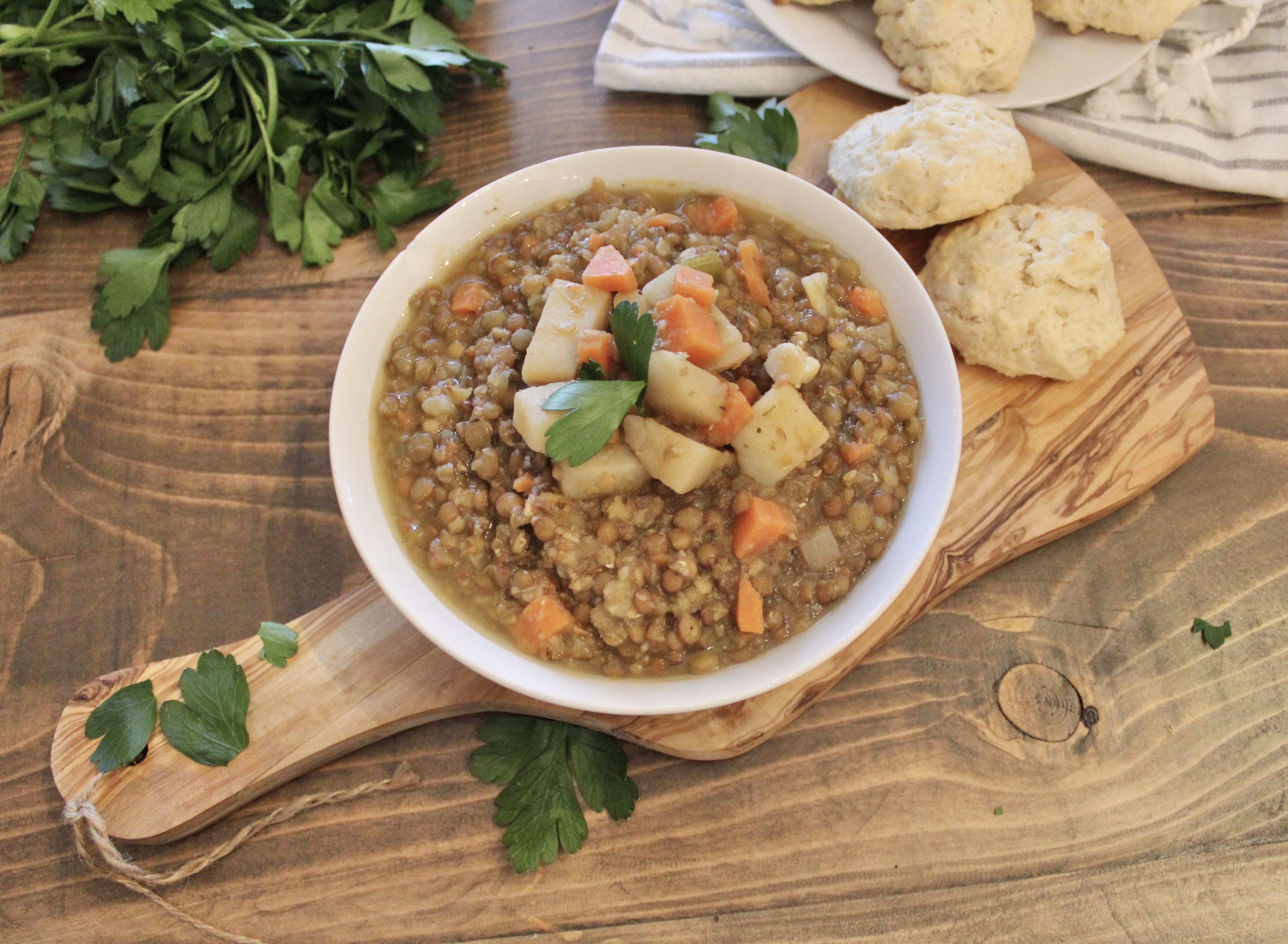 Lentil Potato Soup