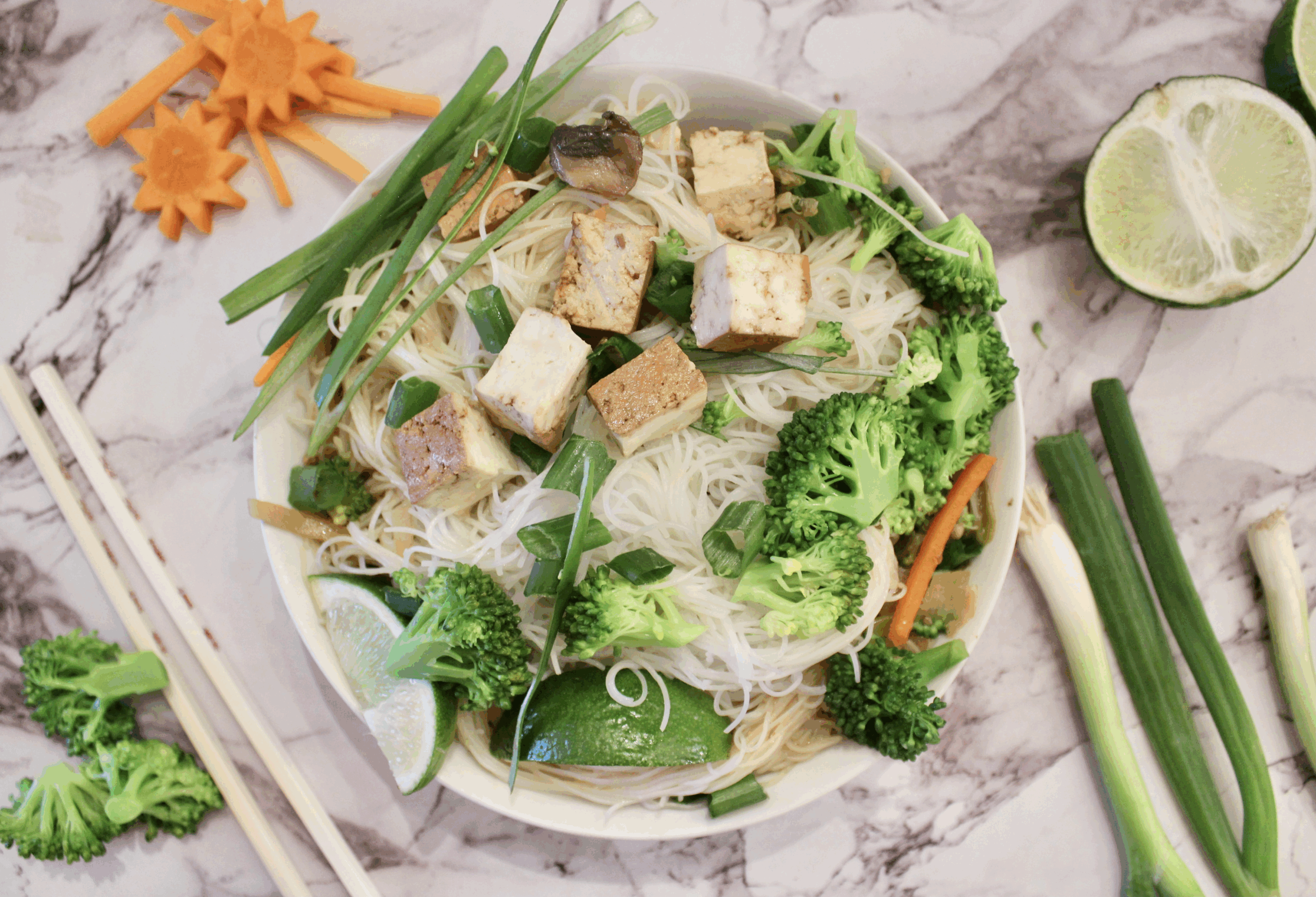Gingery Vegetable and Tofu Soup