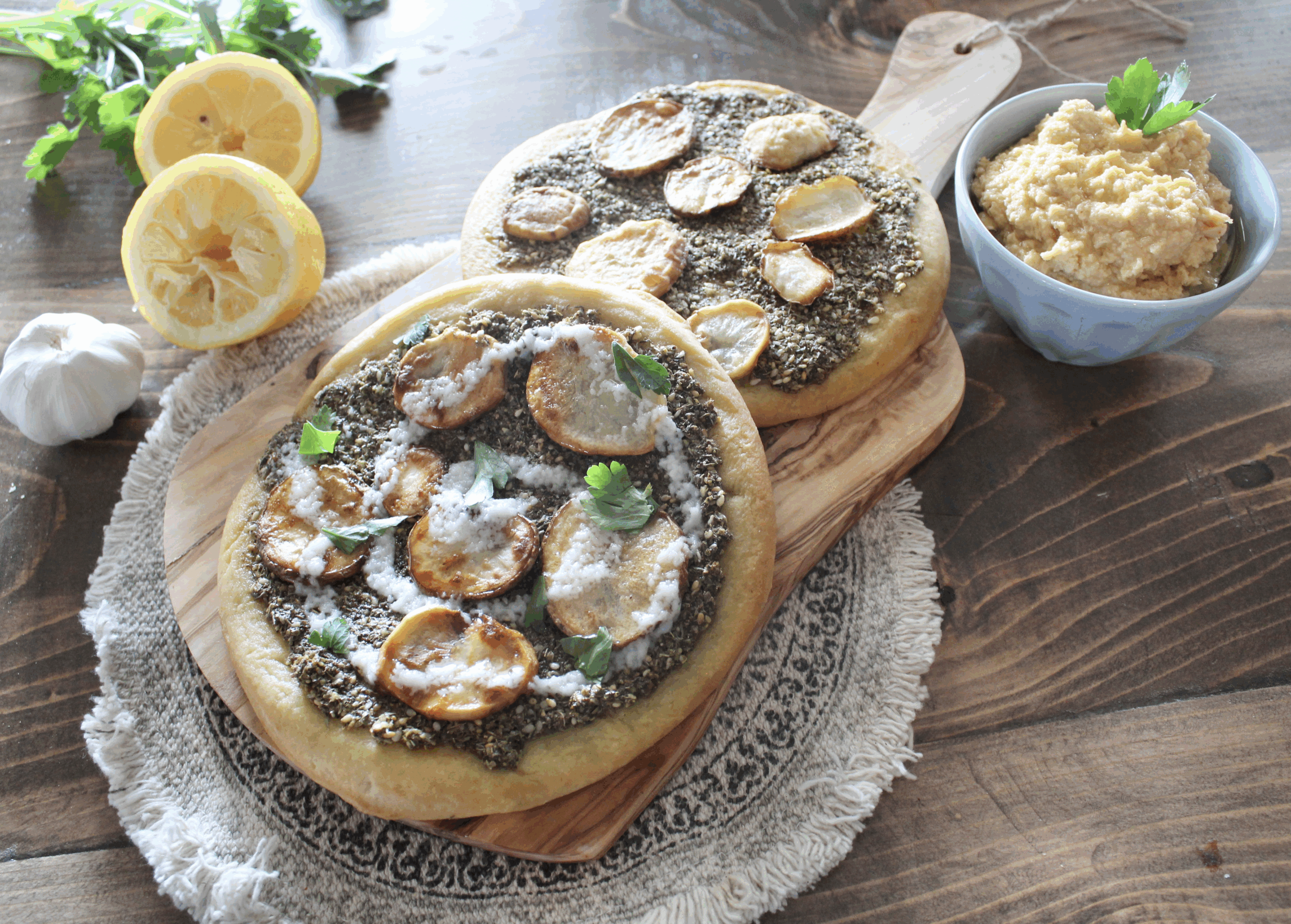 Zaatar Potato Pies
