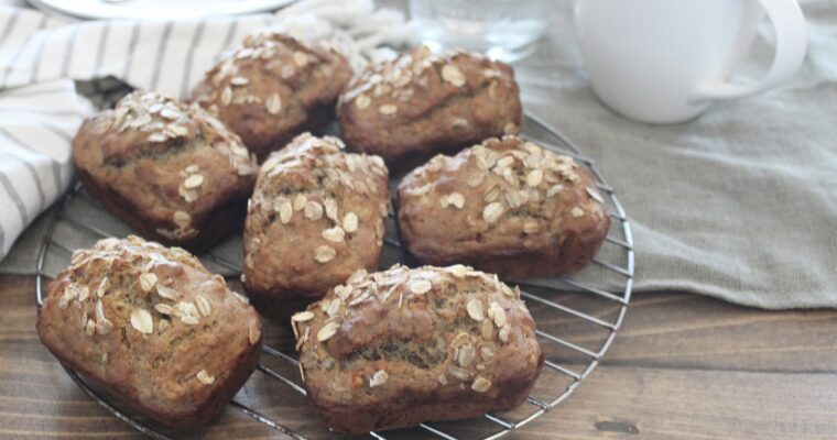 Mini Banana Breakfast Loaves